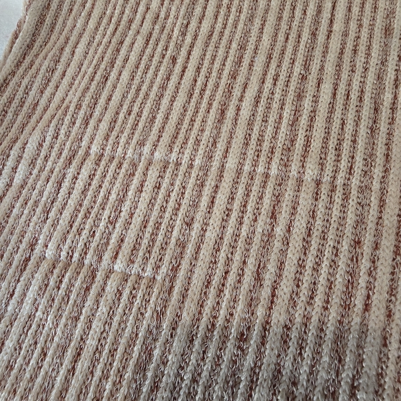 NWT Grace + Karma Ribbed Knit V-Neck Top 1X Neutral Boho Minimalist - Picture 8 of 11